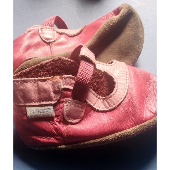 Robeez soft sole shoes L.L.Bean Pink baby shoes 6months - 12months - Picture 2 of 5